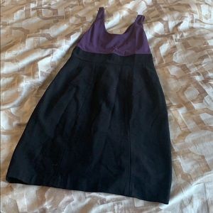 Professional purple and black dress